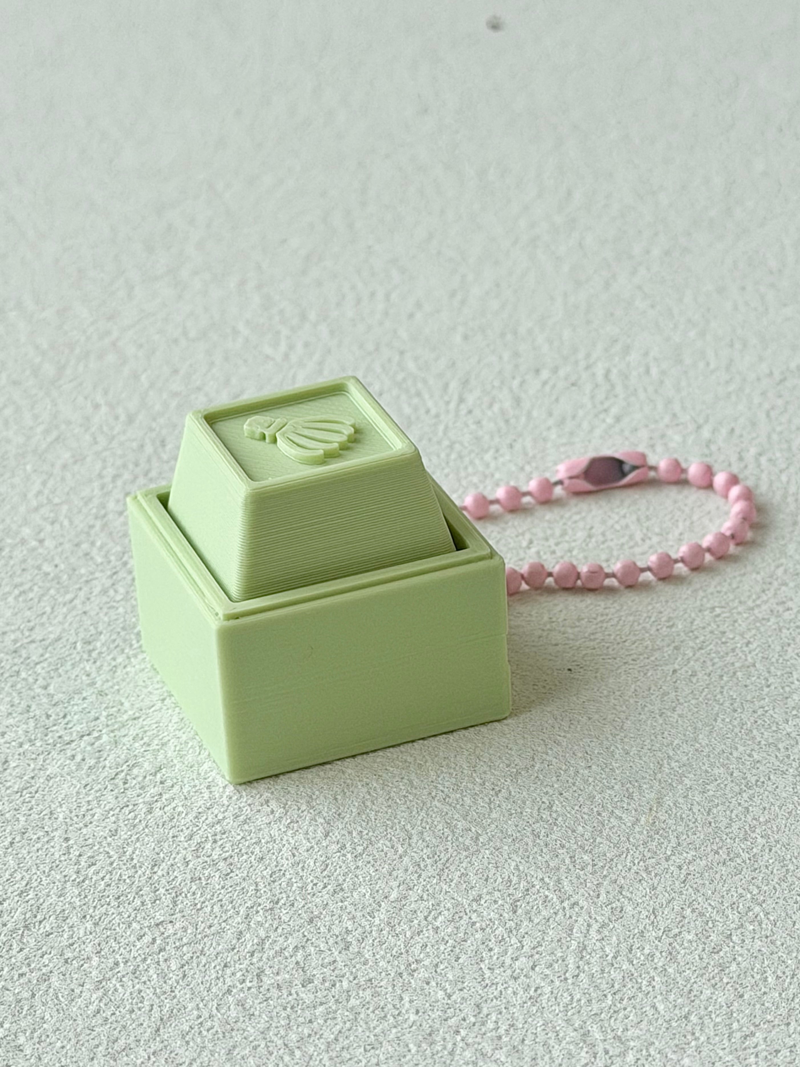 Matcha Keyboard Click | Handmade Fidget Keychain