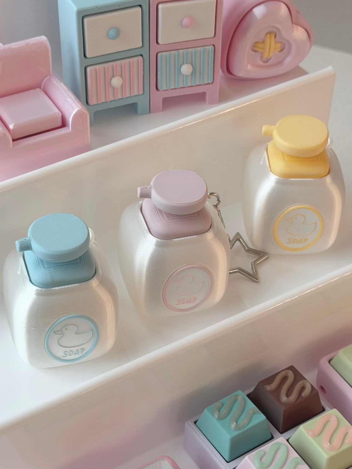 Soap Dispenser Click Satisfying Fidget Clicker