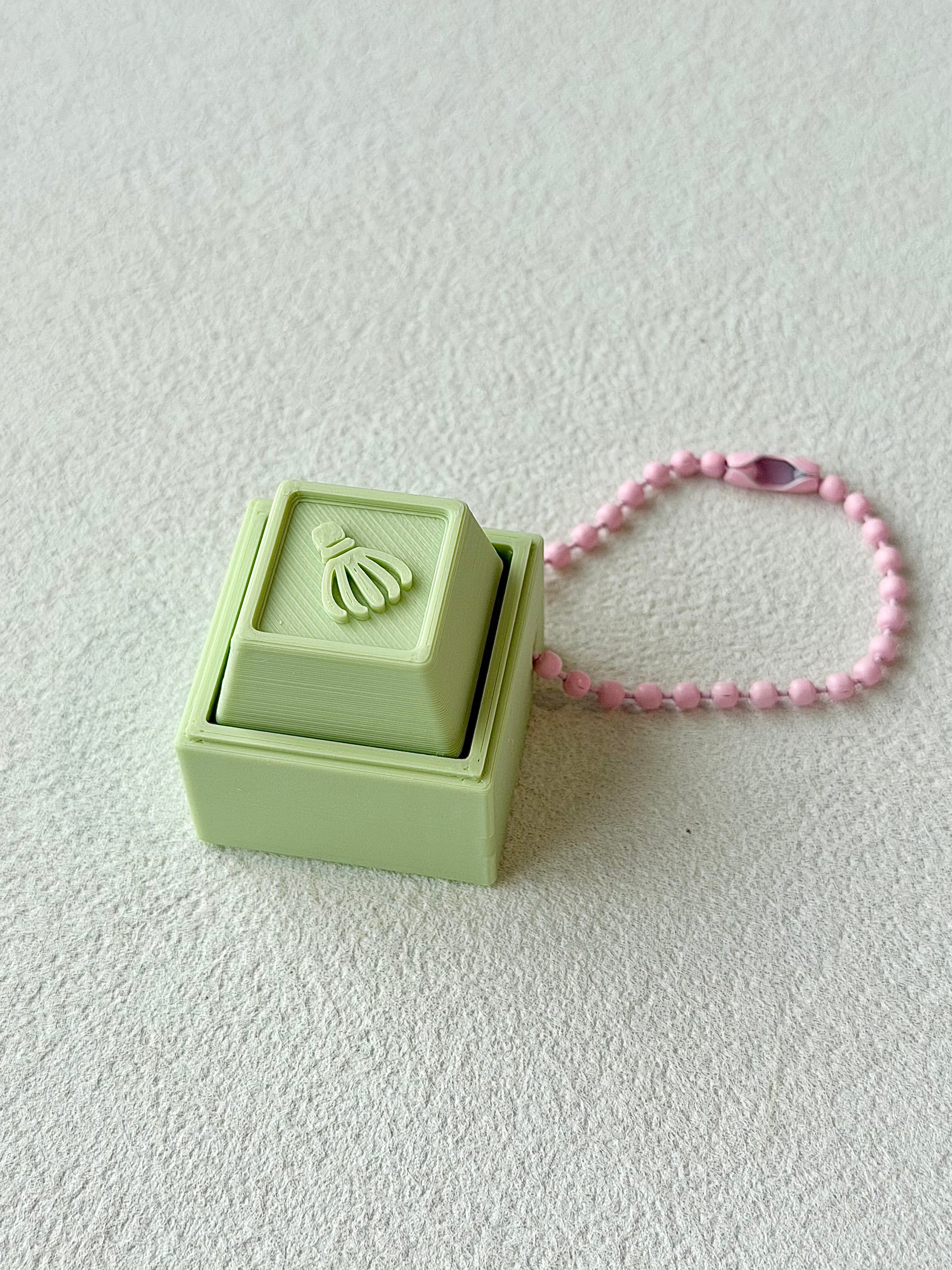 Matcha Keyboard Click | Handmade Fidget Keychain