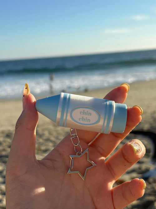 Crayon Fidget Click Keychain