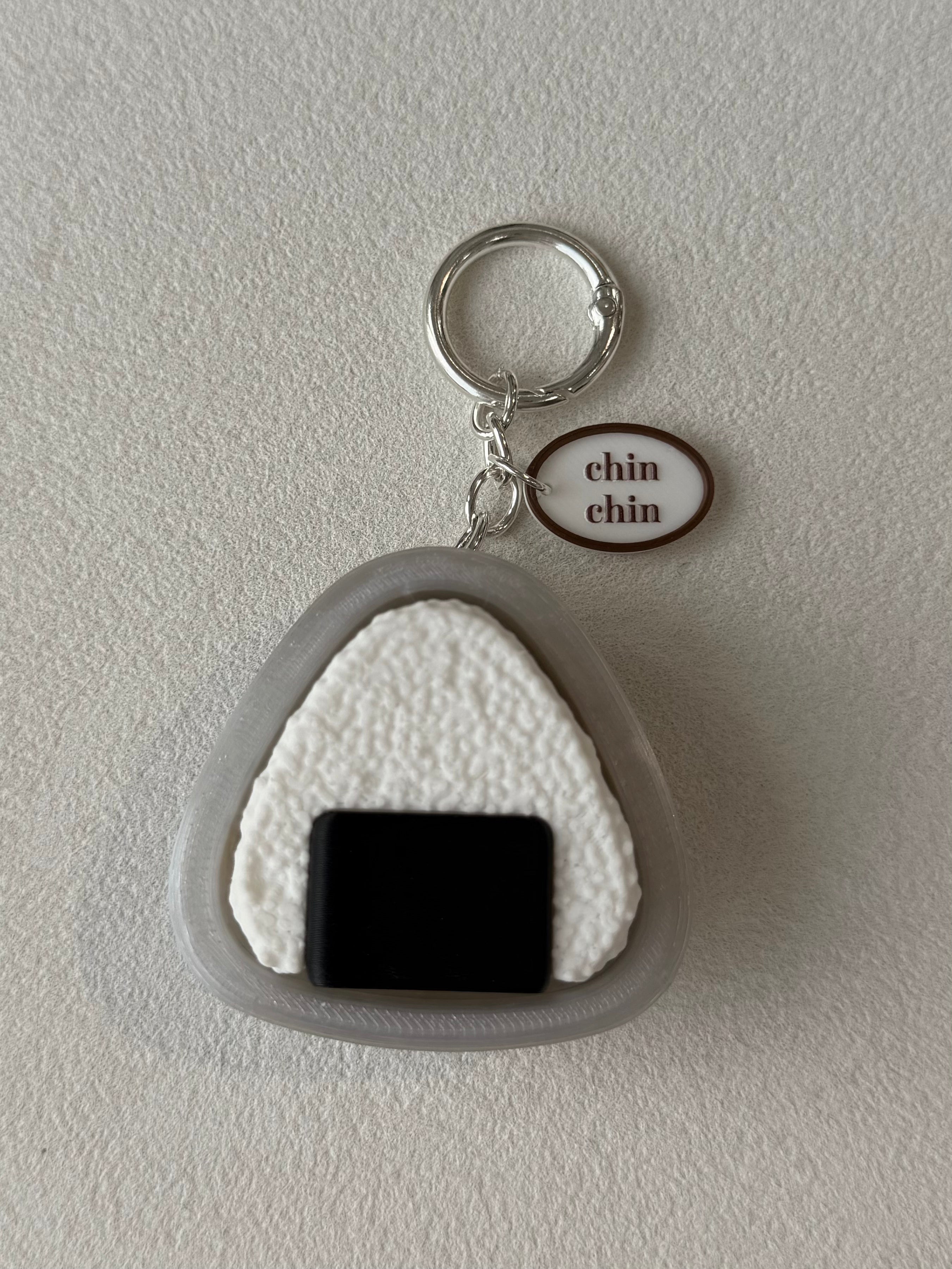 Onigiri Fidget Click Keychain