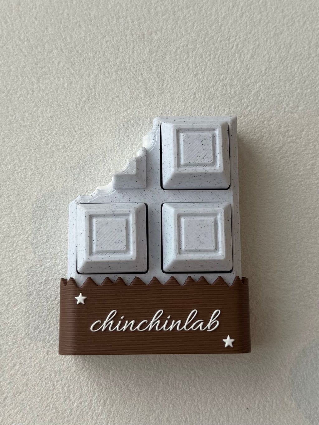 Cookies & Cream Chocolate Click Keychain