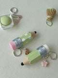 Matcha Pencil Fidget Click Keychain